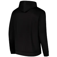 Men's Colosseum  Black Grambling Tigers Blackout 3.0 Pullover Hoodie