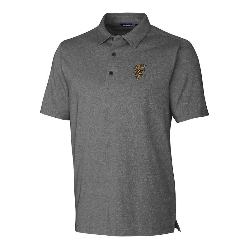 Polo extensible Grambling Tigers Forge pour homme, couleur charbon chiné, Cutter & Buck