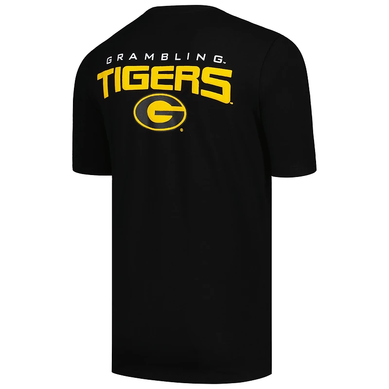 T-shirt FISLL Grambling Tigers pour hommes, noir