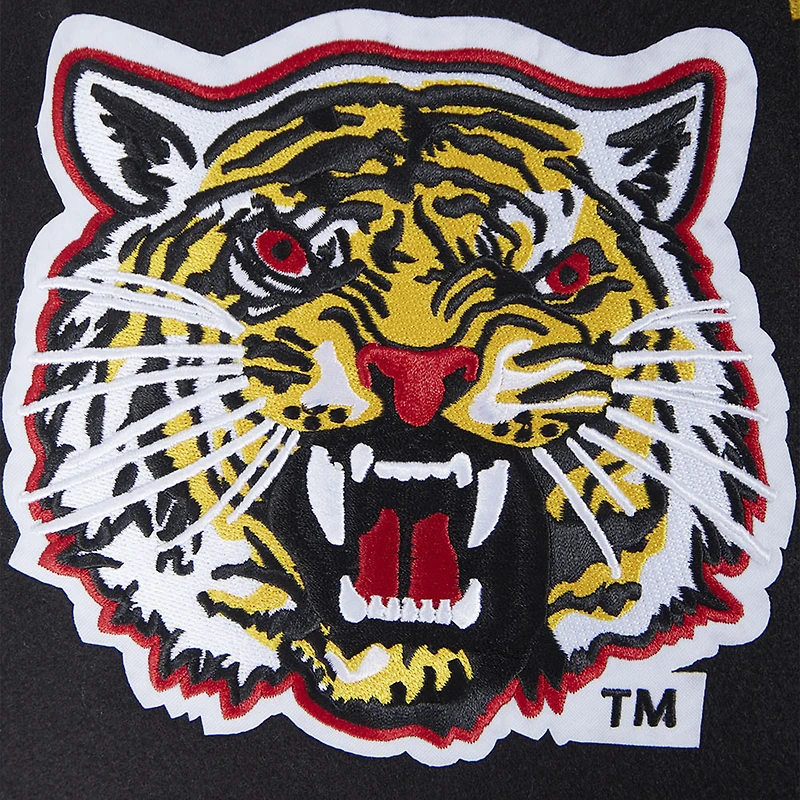 Men's Pro Standard Black Grambling Tigers Crest Wool Full-Zip Jacket