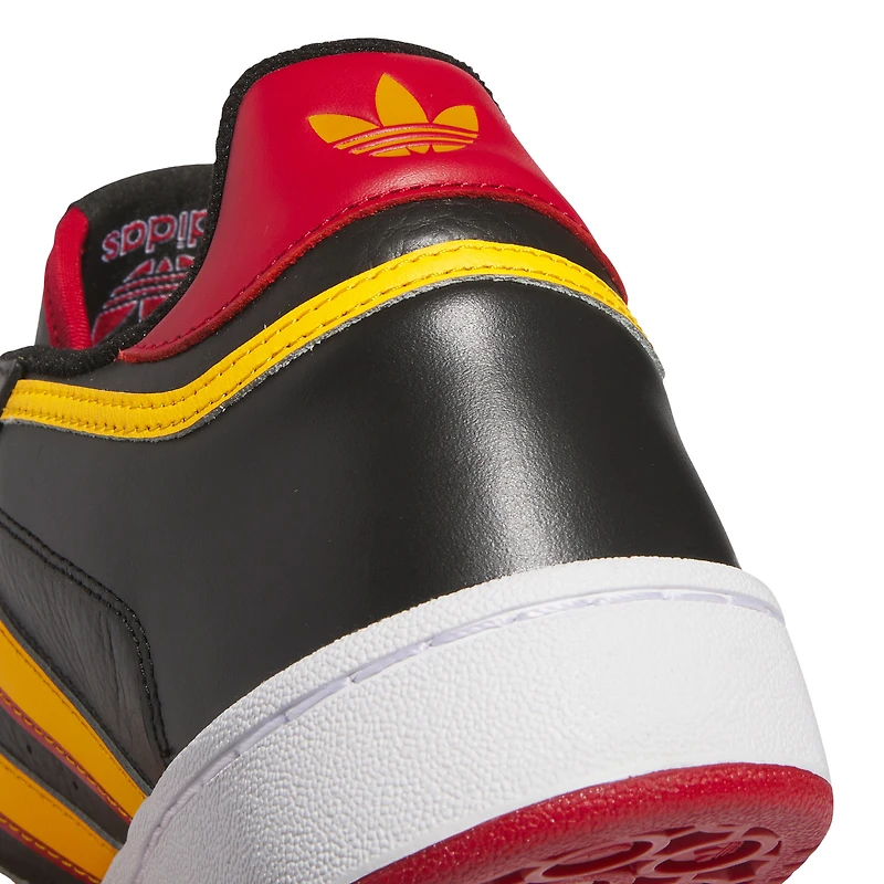 Chaussures de basket-ball unisexes adidas Grambling Tigers Centennial 85 Low noires/dorées