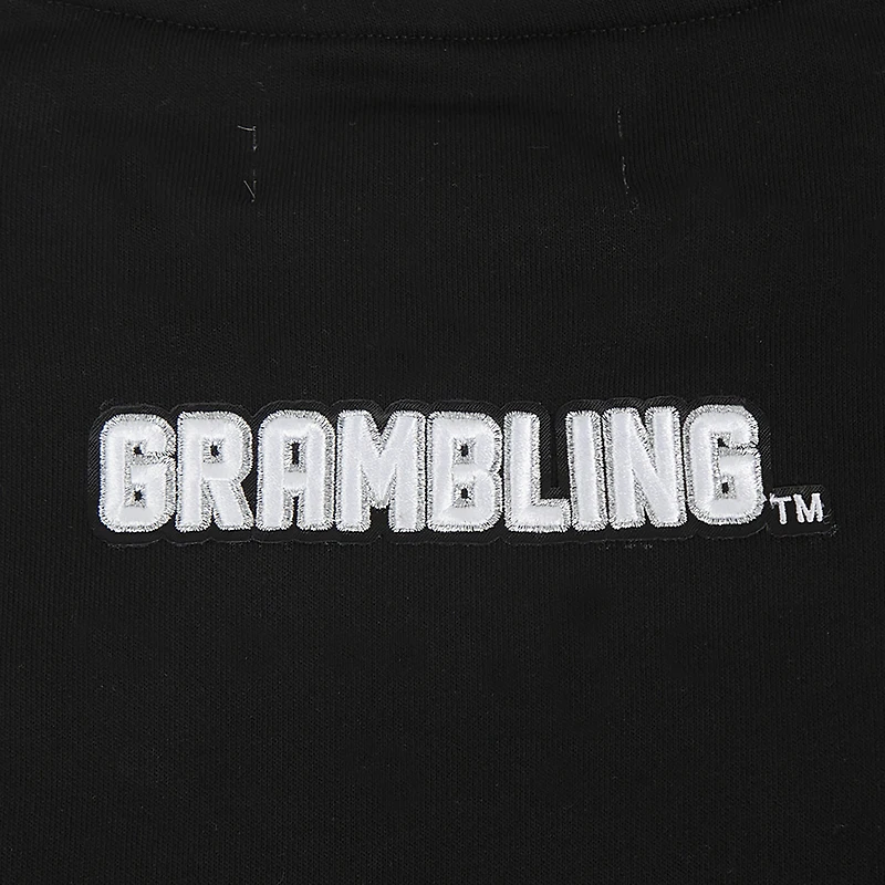 Sweat-shirt court à enfiler Pro Standard pour femme Grambling Tigers Pearl Black