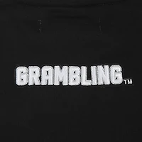 Sweat-shirt court à enfiler Pro Standard pour femme Grambling Tigers Pearl Black