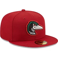 Casquette ajustée 59FIFTY pour homme rouge Great Lakes Loons New Era