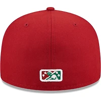 Casquette ajustée 59FIFTY pour homme rouge Great Lakes Loons New Era