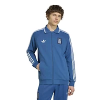 Veste zippée intégrale adidas bleue pour homme, équipe nationale de Grèce 2026