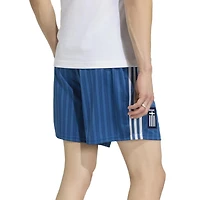 Short adidas Originals bleu de l'équipe nationale Grèce pour homme