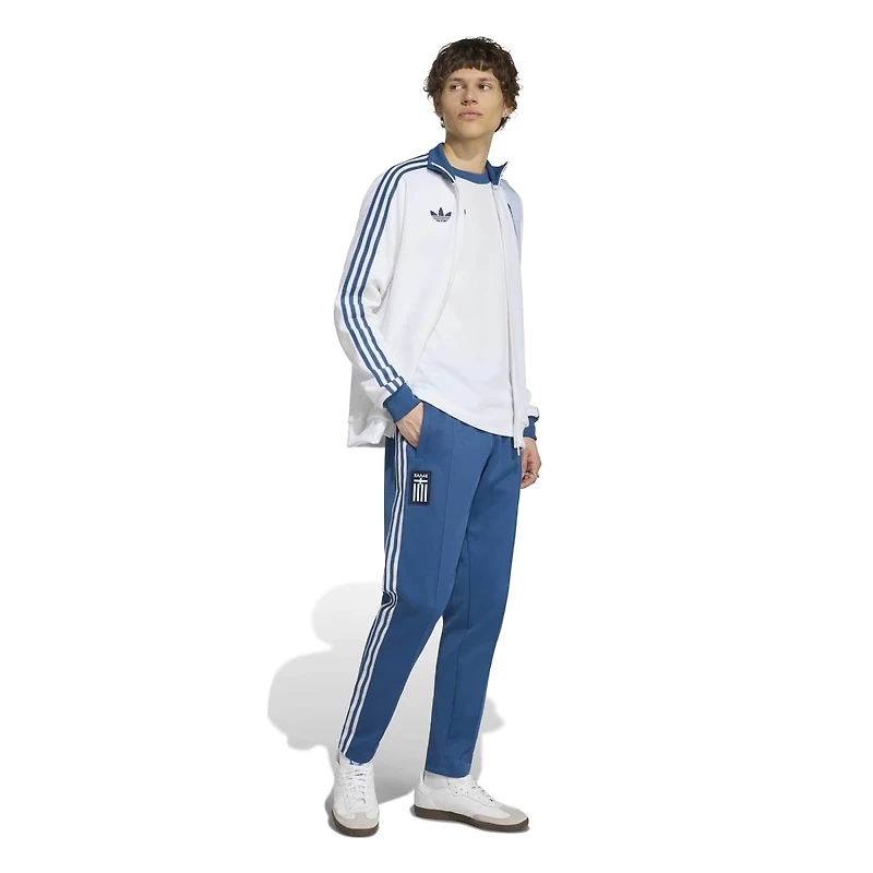 Pantalon de survêtement adidas Originals bleu l'équipe nationale Grèce pour homme