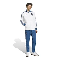 Veste de survêtement zippée adidas Originals blanche pour homme, équipe nationale Grèce