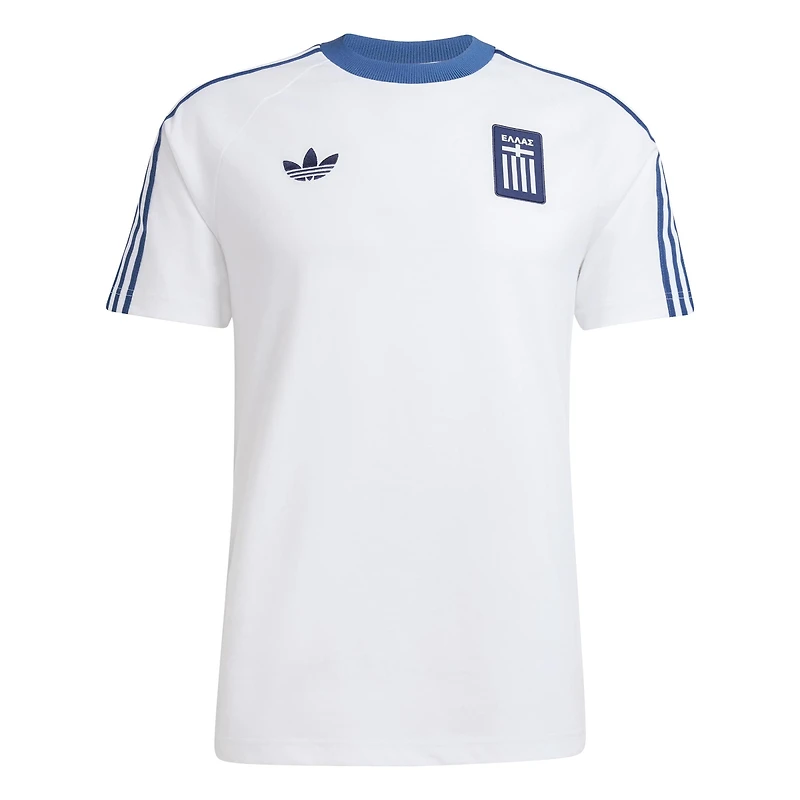 T-shirt blanc adidas Originals pour homme, équipe nationale de Grèce