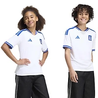 Maillot réplique blanc adidas pour jeunes de l'équipe nationale Grèce 2026