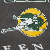 Sweat à capuche enfiler Mitchell & Ness Gray Green Bay Packers Slot