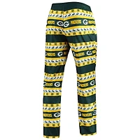 FOCO Green Bay Packers Wordmark Ugly Ensemble de pyjama pour femme