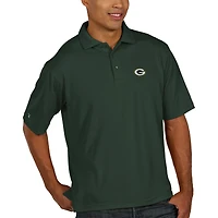 Antigua Green Bay Packers Pique Xtra-Lite Polo