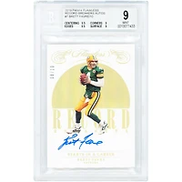 Carte autographiée de Brett Favre (Green Bay Packers) 2019 Panini Flawless Holo Gold Record Breakers #RB-BF #8/10, authentifiée BGS (9 cartes - sous-notes : 9,5, 9, 9,5, 9)