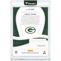 Brett Favre Green Bay Packers Autographed 2023 Panini Immaculate Collection Records #IR-BRF #2/25 Card