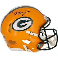 Casque Riddell Speed ​​authentique autographié par Brett Favre des Green Bay Packers
