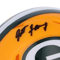 Casque Riddell Speed ​​Mini autographié par Brett Favre des Green Bay Packers