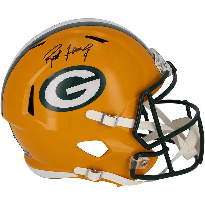 Brett Favre Green Bay Packers Autographed Riddell Speed Replica Helmet