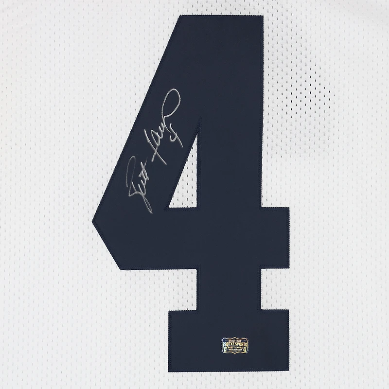 Brett Favre Green Bay Packers Autographed White Mitchell & Ness 1994 Legacy Jersey  