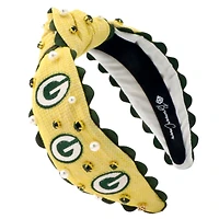 Bandeau au point de croix Brianna Cannon des Green Bay Packers