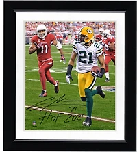 Charles Woodson Green Bay Packers Autographed 8" x 10" Interception Return Photograph with "HOF 2021" Inscription