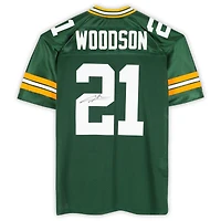 Maillot authentique Mitchell & Ness 2010 autographié par Charles Woodson des Green Bay Packers