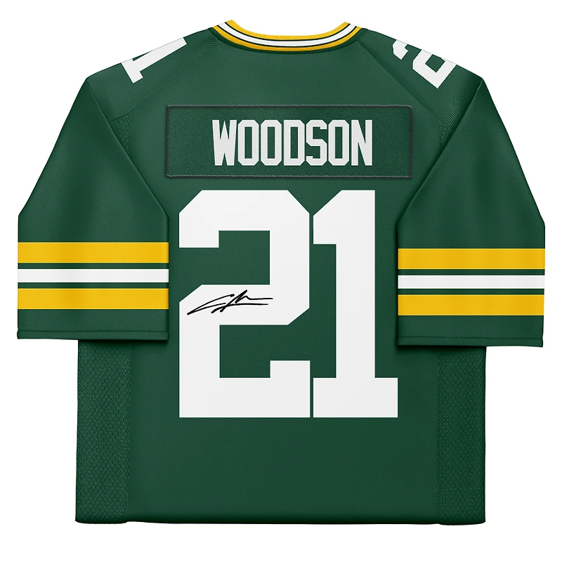 Charles Woodson Green Bay Packers Autographed Green Mitchell & Ness 2010 Authentic Jersey 