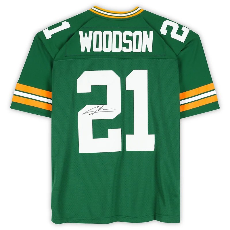 Charles Woodson Green Bay Packers Autographed Green Mitchell & Ness 2010 Legacy Jersey 