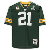 Charles Woodson Green Bay Packers Autographed Green Mitchell & Ness Super Bowl XLV Throwback Authentic Jersey with "SB XLV Champs" Inscription