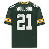 Maillot authentique dédicacé par Charles Woodson des Green Bay Packers lors du Super Bowl XLV de Mitchell & Ness