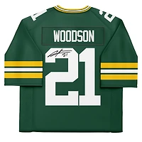Maillot réplique autographié par Charles Woodson des Green Bay Packers lors du Super Bowl XLV