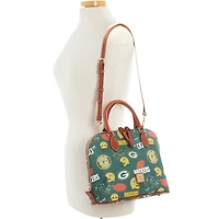 Dooney & Bourke Green Bay Packers Game Day Zip Zip Satchel