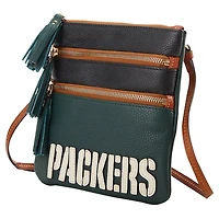 Dooney & Bourke Green Bay Packers Infield Triple Zip Crossbody Purse