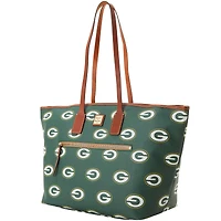 Dooney & Bourke Green Bay Packers Sporty Monogram Grand sac fourre-tout zippé