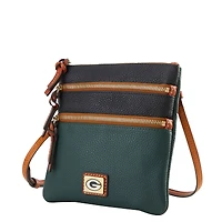 Dooney & Bourke Green Bay Packers Team Logo Halftime Triple Zip Crossbody Bag