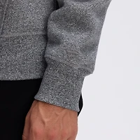 Fanatics Athletic Heather Gray Green Bay Packers IconicFleece Letterman Hoodie