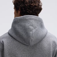 Fanatics Athletic Heather Gray Green Bay Packers IconicFleece Letterman Hoodie