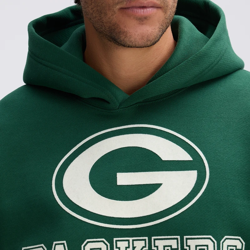 Sweat à capuche floqué Fanatics Green Bay Packers IconicFleece vert