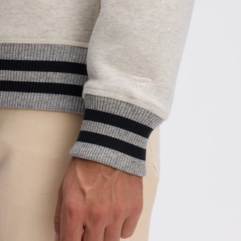 Fanatics Oatmeal Green Bay Packers IconicFleece Full-Zip Jacket