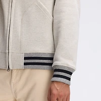 Fanatics Oatmeal Green Bay Packers IconicFleece Full-Zip Jacket