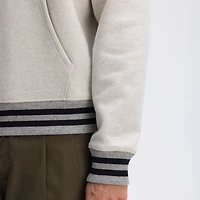 Fanatics Oatmeal Green Bay Packers IconicFleece Tipped Hoodie