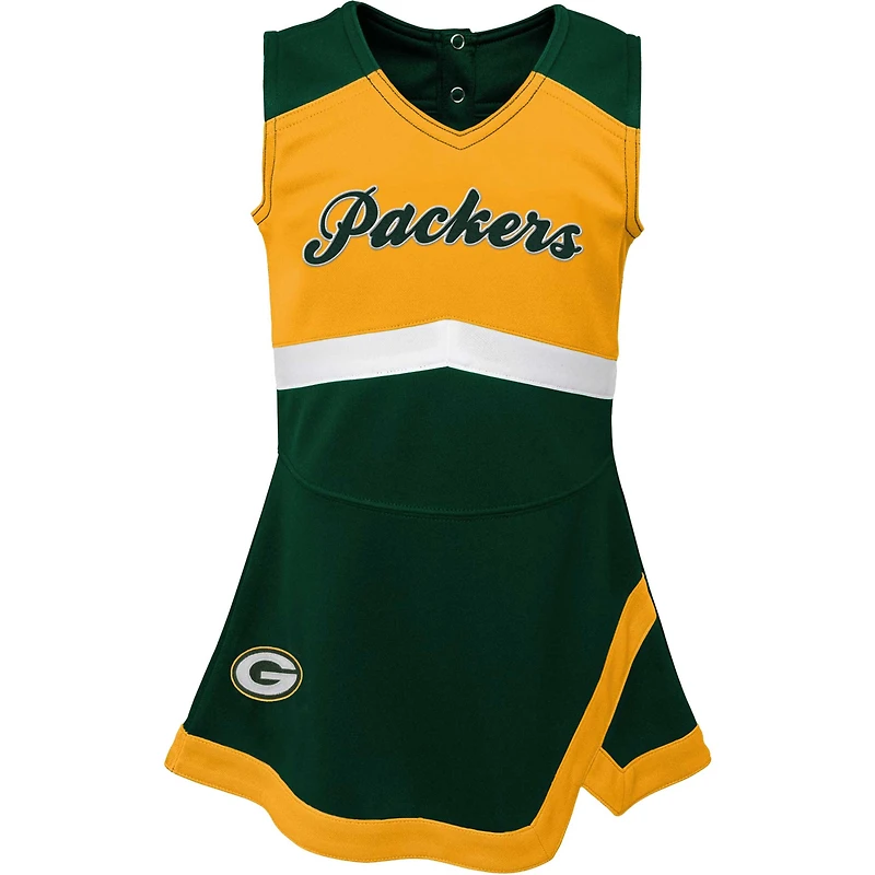 Robe pull Capitaine Cheer Captain Green Bay Packers pour bébé fille