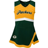 Robe pull Capitaine Cheer Captain Green Bay Packers pour bébé fille