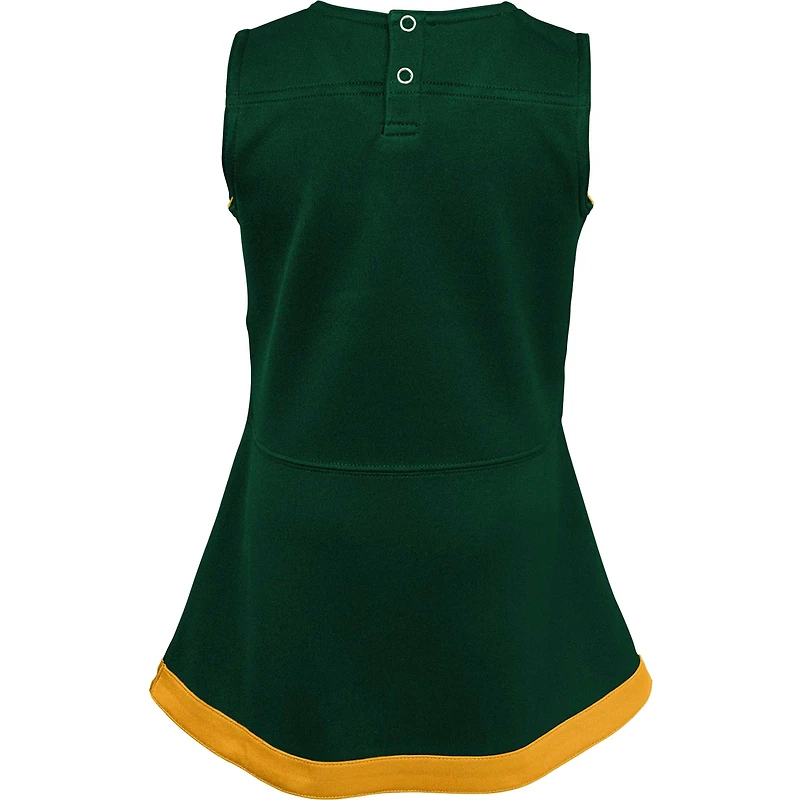 Girls Infant Green Bay Packers Cheer Captain Jumper Dress