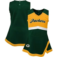Robe pull Capitaine Cheer Captain Green Bay Packers pour bébé fille