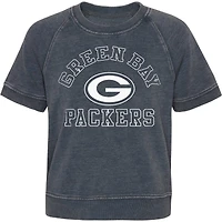 T-shirt raglan chiné Green Bay Packers Cheer Squad pour fille junior