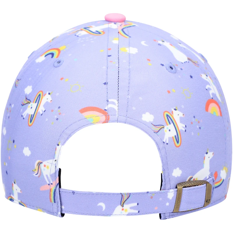 Casquette ajustable Clean Up Unicorn Green Bay Packers pour fille préscolaire '47