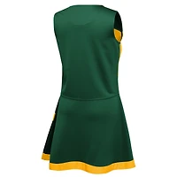 Girls Preschool Green Bay Packers Two-Piece Cheer Captain Jumper Dress with Bloomers Set