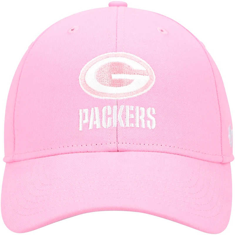 Girls Youth '47 Pink Green Bay Packers Rose MVP Adjustable Hat